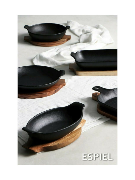 Espiel Ceramic Oval Individual Heat-Resistant Cookware 20.5x17.5x6cm