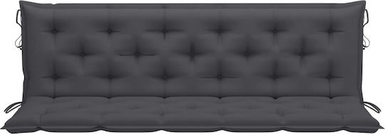 vidaXL Възглавница за Градинска Люлка Въглени 180x50см. 315028