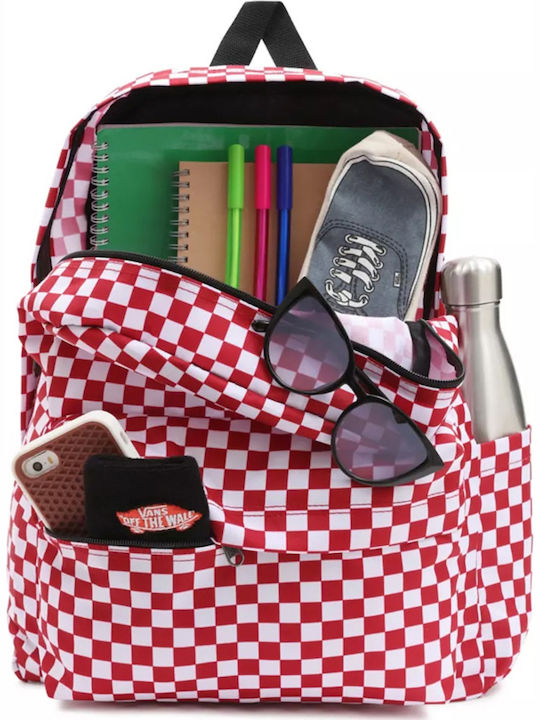 Vans Old Skool School Bag Backpack Junior High-High School in Red color