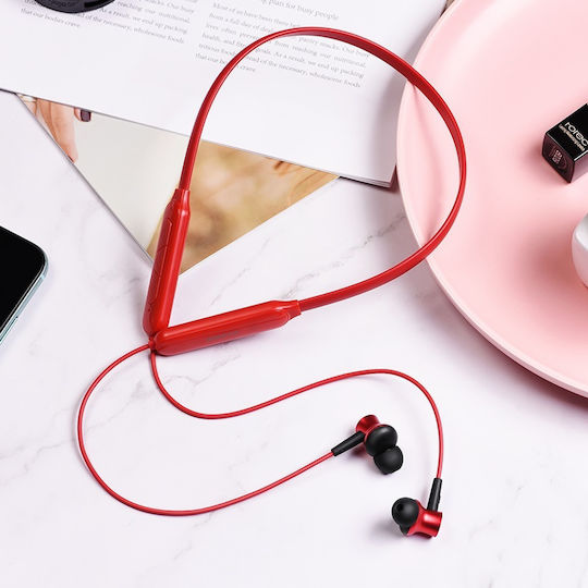 Borofone BE32 In-Ear Bluetooth-Freisprecheinrichtung Kopfhörer Rot