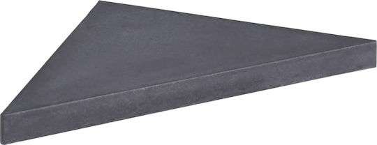 vidaXL Stand De Umbrelă Din Beton Negru 47x47cm