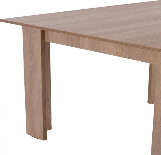 Kelvin Τραπέζι Κουζίνας Ξύλινο Sonama Oak 110x80x77εκ.