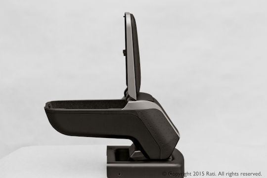 Rati Armster Car Armrest for Daewoo Nexia II 2007 Silver