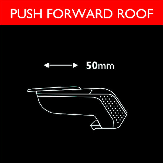 Rati Armster Car Armrest for Daewoo Nexia II 2007 Silver