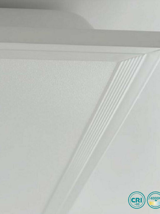 Fan Europe Panou LED Rectangular Încastrat 40W cu Lumină Alb Natural 4000K 120x30cm