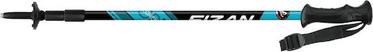 Fizan Pair of Telescopic Aluminum Trekking Poles with 3 Sections Explorer Blue 230gr