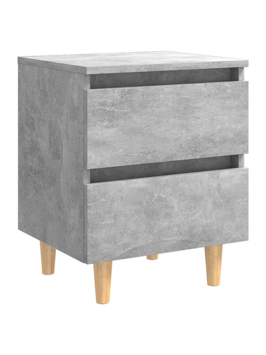 Nachttisch Grey Concrete 40x35x50cm