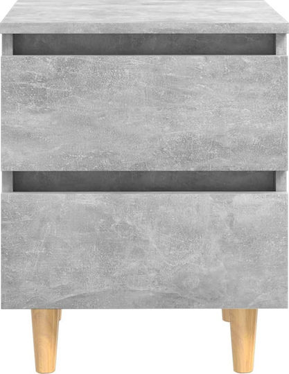Noptieră Beton gri 40x35x50cm