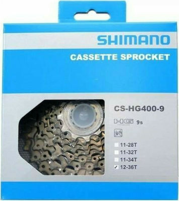 Shimano Alivio CS-HG400-9 ICSHG4009132 Casetă Biciclete MTB - biciclete de munte 11 Viteze cu 11-32 Dinti 9SP 11-32T