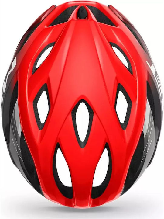 MET Idolo Bicycle Helmet Road / Mountain with LED Light Red