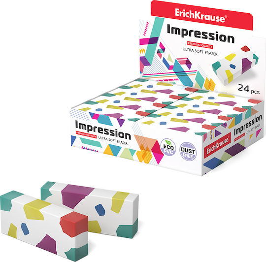 ErichKrause Eraser for Pencil and Pen Impression 1pcs