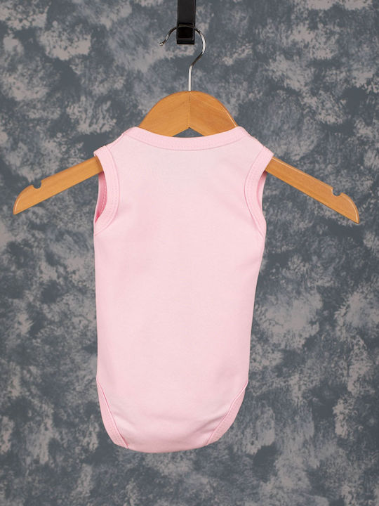 Baby bodysuit with pink bumblebee for girls (1-12 months)