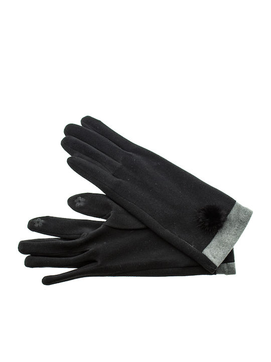 Verde Women's Fleece Touch Gloves Black