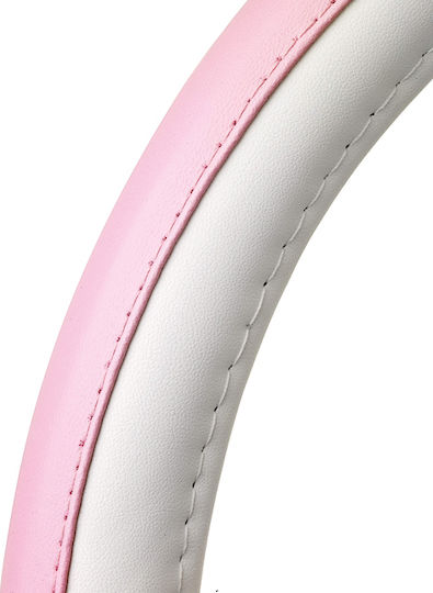 Sumex Car Steering Wheel Cover Girly with Diameter 37-39cm made of Leatherette Pink
