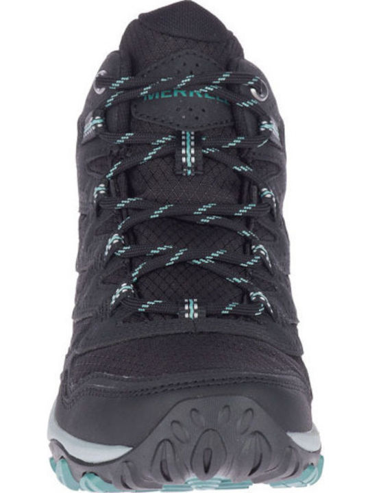 Merrell West Rim Mid GTX Дамски Планински Водоустойчиви Боти с Мембрана Gore-Tex Черни