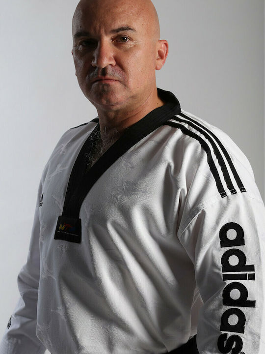 adidas Super Master II Добок за Текуондо Унисекс Бяла