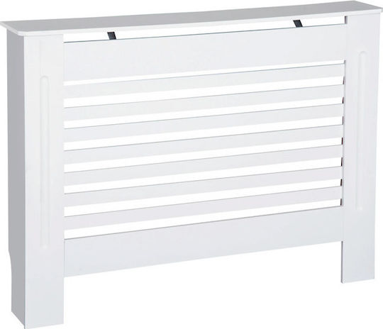 HomCom Κάλυμμα Καλοριφέρ από MDF Λευκό 112x19x81εκ.