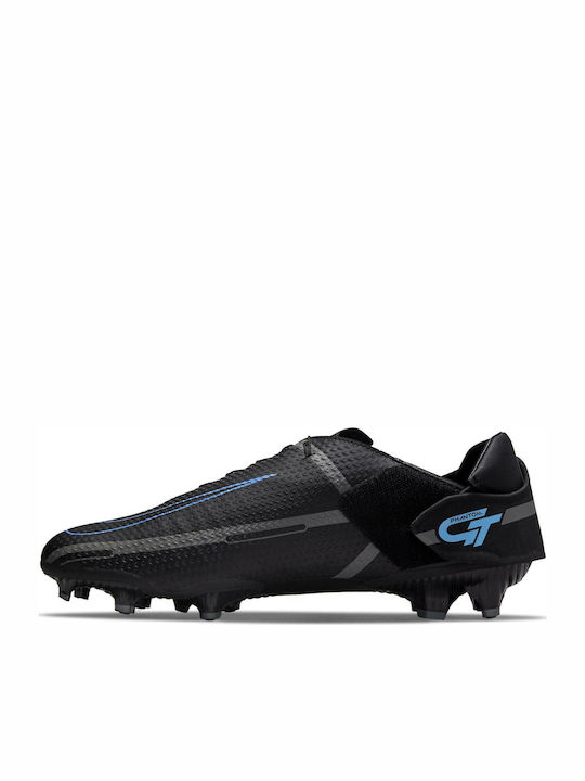 Nike Phantom GT2 Academy FlyEase MG Χαμηλά Ποδοσφαιρικά Παπούτσια με Τάπες Μαύρα