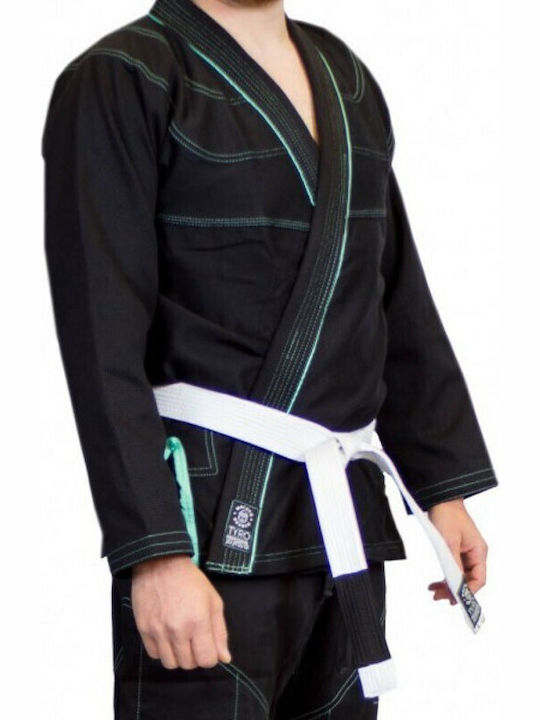Macaco Branco Branco GI Tyro Ανδρική Στολή Jiu Jitsu Μαύρη