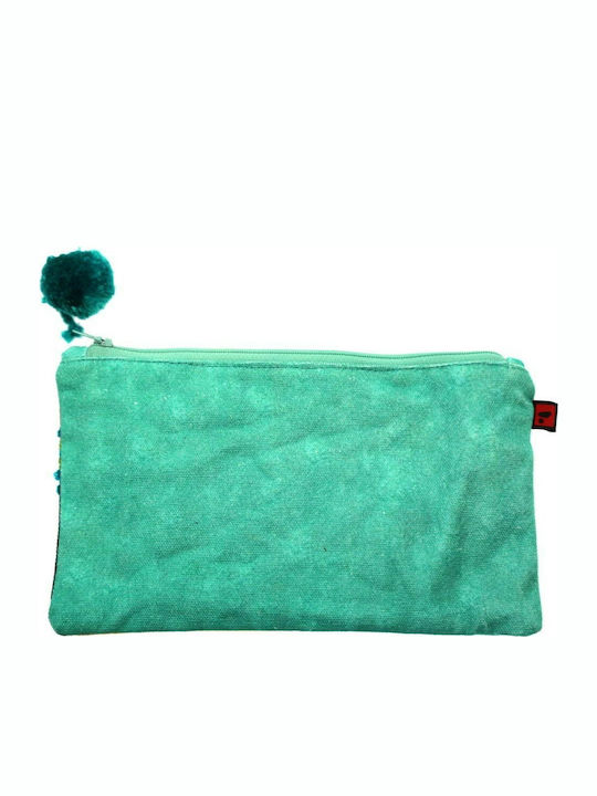 Women's Toiletry Bag in Turquoise Color 23cm