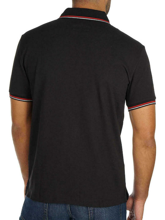 Emporio Armani Ανδρικό T-shirt Polo Μαύρο