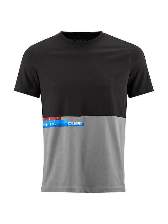 CUBE 10567 Men's Short Sleeve Cycling Jersey Black