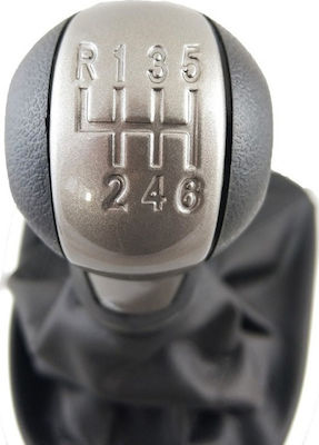 Carner Shift Knob Mark with Blower 2 / Toledo 3 with 6 for Seat Leon Black