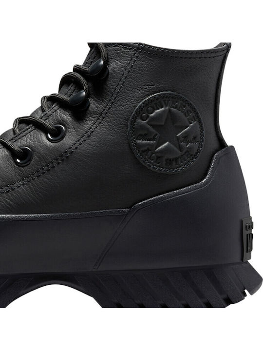 Cold Fusion Chuck Taylor All Star Lugged Winter 2.0 Chunky Boots Black / Bold Mandarin