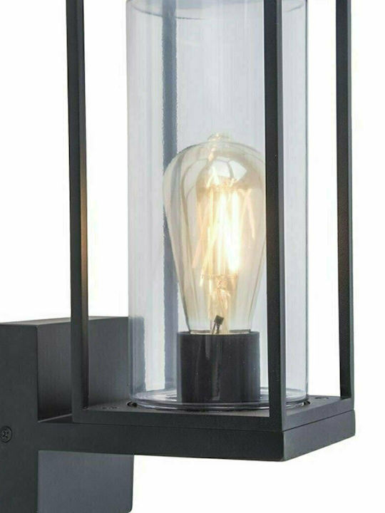 Lutec Flair Wandmontierte Außen-Laterne E27 IP44 17.2x12x31.3εκ.