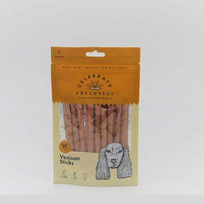 Celebrate Freshness Stick Treats Dog Diet Grain Free with Deer 100gr 84054