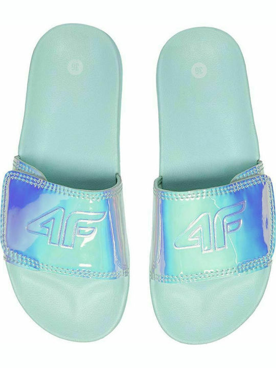 4F Kids' Slides Light Blue