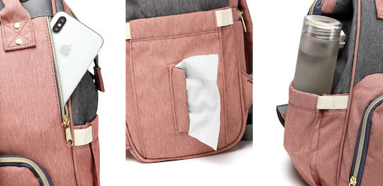 Lequeen Diaper Bag Black - Grey