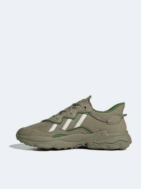 Ozweego Chunky Sneakers Orbit Green / Cream White / Core Black