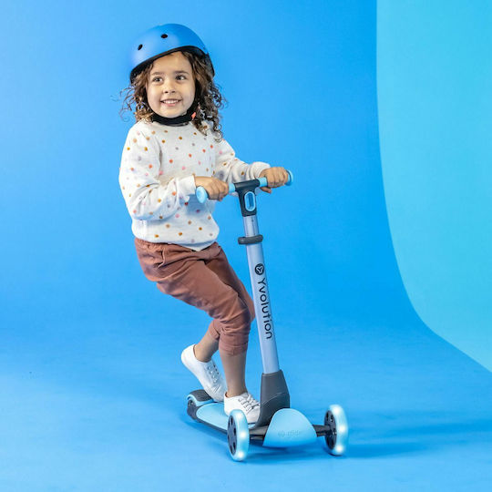 Y Volution Kids Scooter YGlider Luna 3-Wheel with Seat Blue