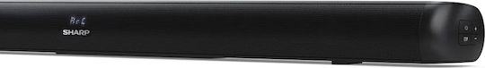 Sharp HT-SB147 Slim Soundbar 2 Bluetooth and HDMI 150W with Remote Control Black