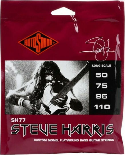 Rotosound Steve Harris Signature Set Σετ Χορδών Stainless Steel Μπάσου 50 - 110"