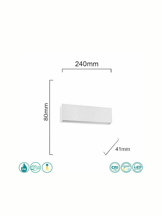 Fan Europe Secret Wall-Mounted Outdoor Ceiling Light IP65