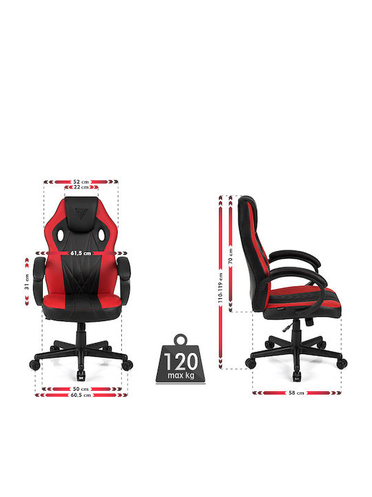 SENSE7 Prism Gaming Stuhl Rot