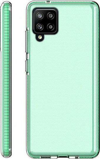 Hurtel Spring Umschlag Rückseite Silikon 1mm Türkis (Galaxy A12)