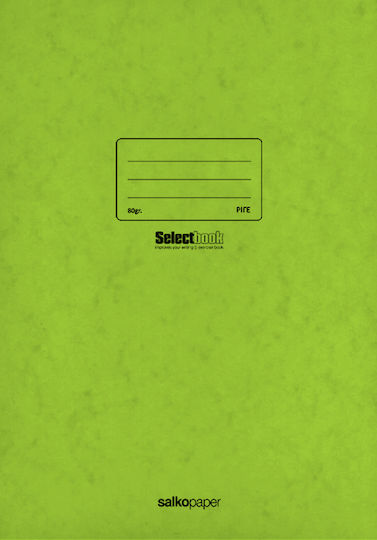 Salko Paper Notebook Ruled A4 40 Sheets Select Book 1pcs (Μiscellaneous colours)