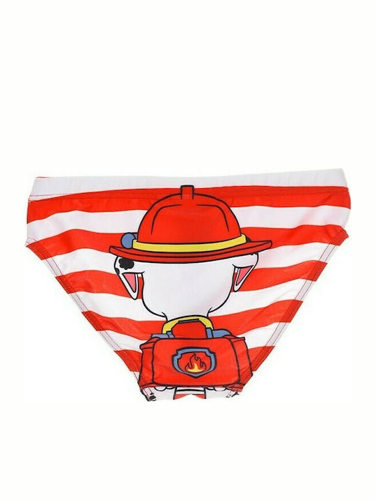 Licensed 4U ER1853 Paw Patrol Παιδικό Μαγιό Σλιπ Κόκκινο