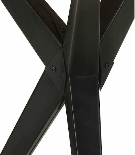 Table Dining Room from Solid Wood & Metal Acacia 120x60x76cm