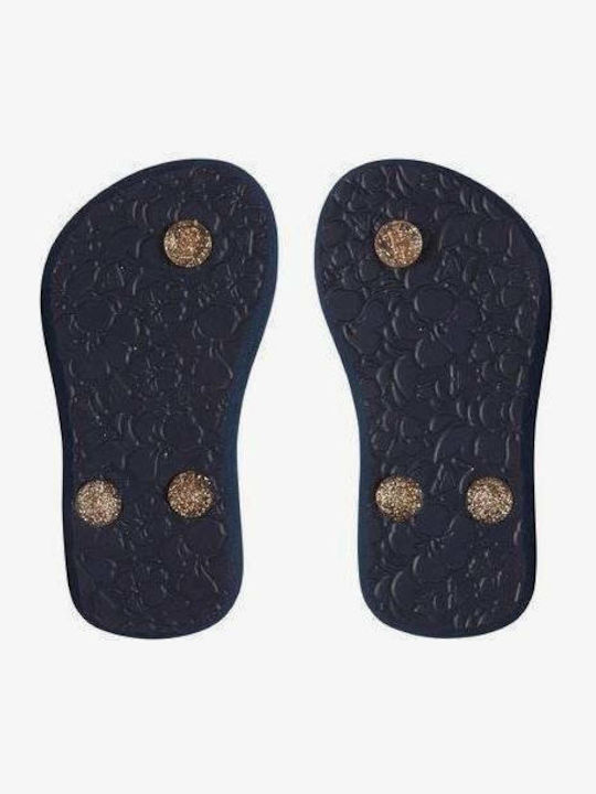 Roxy Παιδικές Σαγιονάρες Flip Flops Navy Μπλε AROL100014