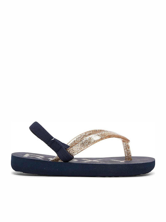 Kids' Flip Flops Navy Blue Viva Sparkle