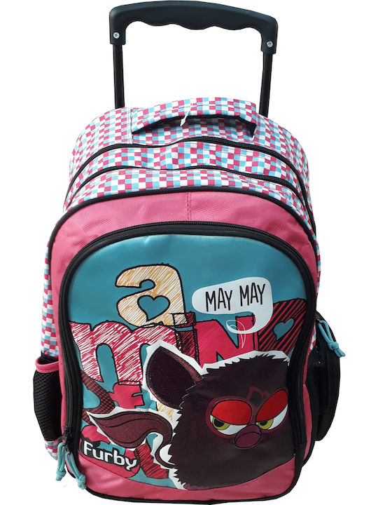 Gim Furby School Bag Trolley Kindergarten Multicolored