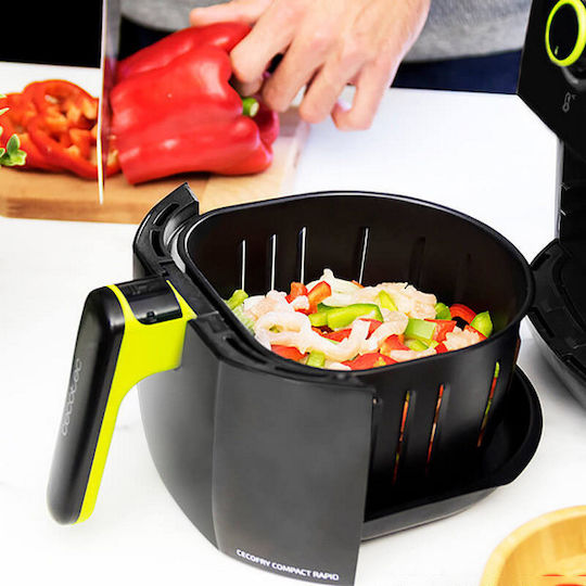 Cecotec Cecofry Compact Rapid Air Fryer 1.5lt Μαύρο