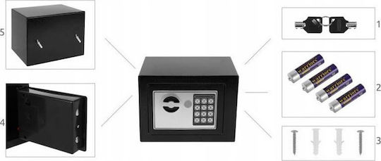 SPM S8799 Safe with Digital Lock L23xW17.5xH17cm