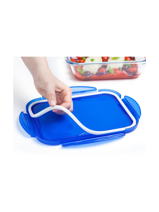Pyrex Cook & Go Σετ Δοχεία Φαγητού Γυάλινα Μπλε 2τμχ