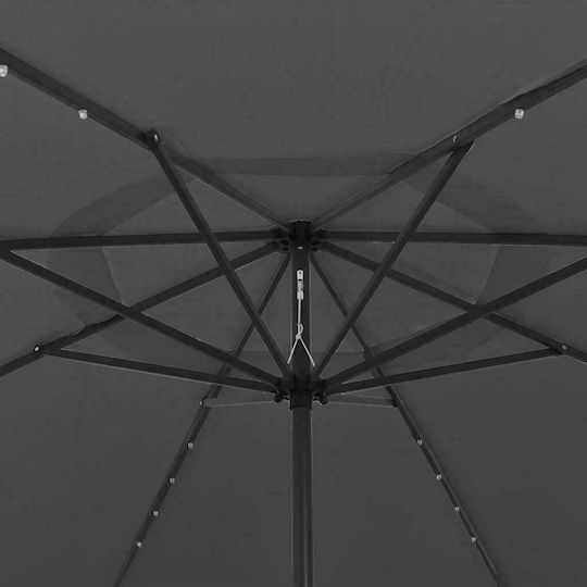 Umbrelă Rotundă Metalică Antracit Φ4m