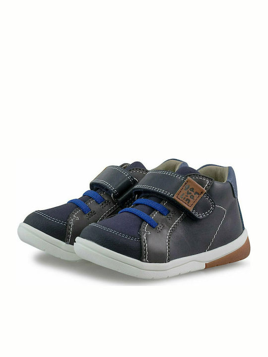 Garvalin Kinder-Sneaker Hoch Anatomisch Marineblau